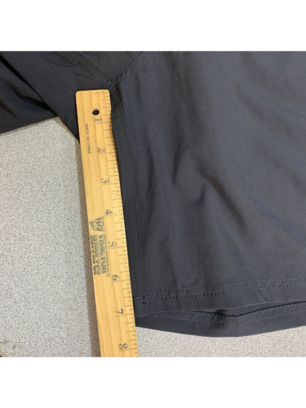 NWT Kirkland Signature Men's M Black Swim Shorts With Stretch Fabric Comfort - Picture 7 of 11